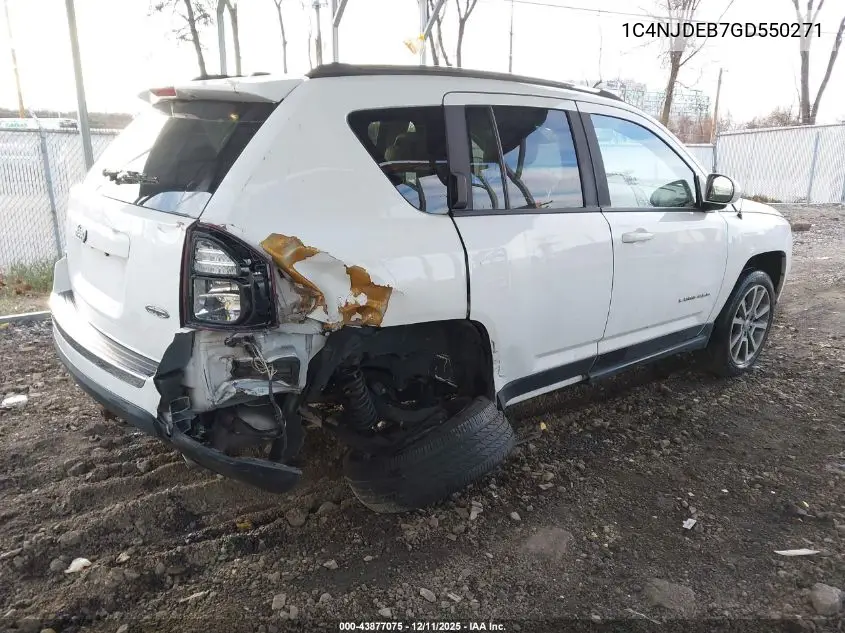 1C4NJDEB7GD550271 2016 Jeep Compass High Altitude Edition