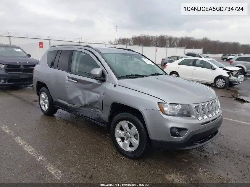 1C4NJCEA5GD734724 2016 Jeep Compass Latitude