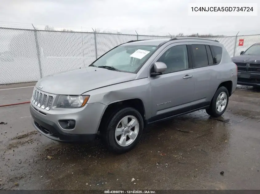 1C4NJCEA5GD734724 2016 Jeep Compass Latitude