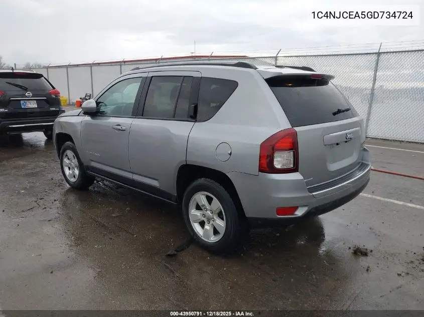1C4NJCEA5GD734724 2016 Jeep Compass Latitude