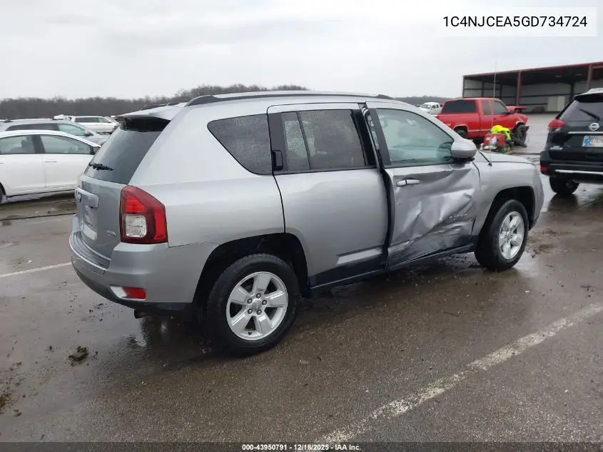 1C4NJCEA5GD734724 2016 Jeep Compass Latitude