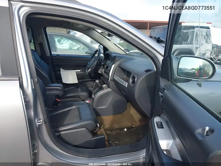2016 Jeep Compass Latitude VIN: 1C4NJCEA8GD773551 Lot: 45222400