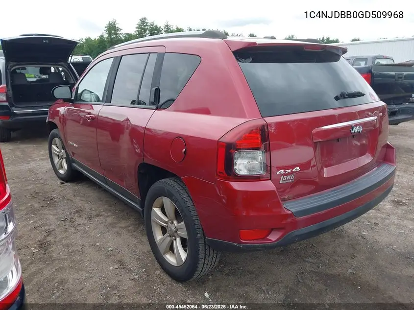 2016 Jeep Compass Sport VIN: 1C4NJDBB0GD509968 Lot: 45452064