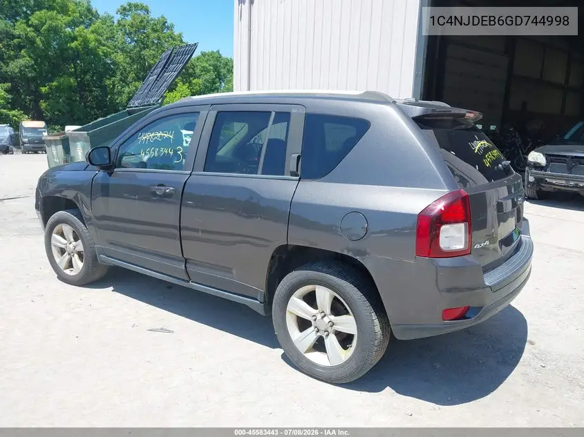 1C4NJDEB6GD744998 2016 Jeep Compass Latitude