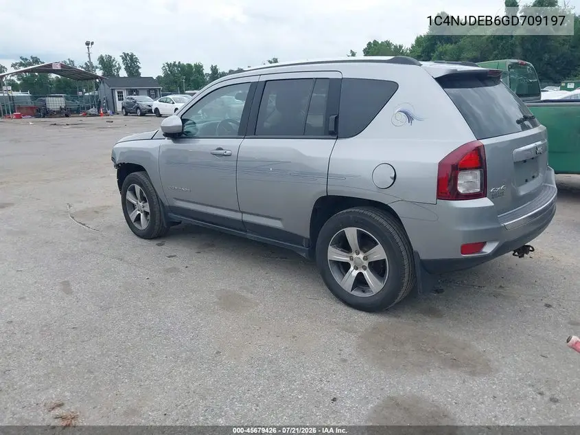 2016 Jeep Compass High Altitude Edition VIN: 1C4NJDEB6GD709197 Lot: 45679426