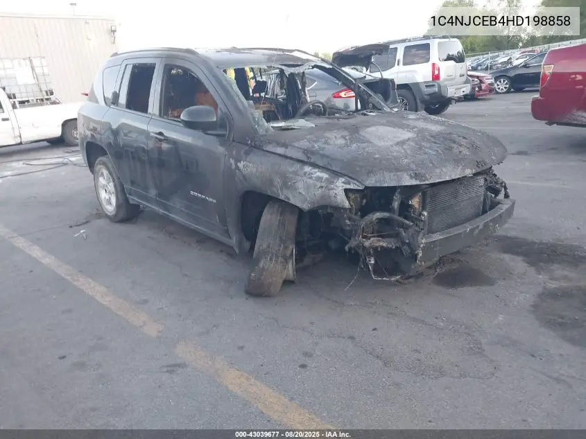 1C4NJCEB4HD198858 2017 Jeep Compass Latitude Fwd