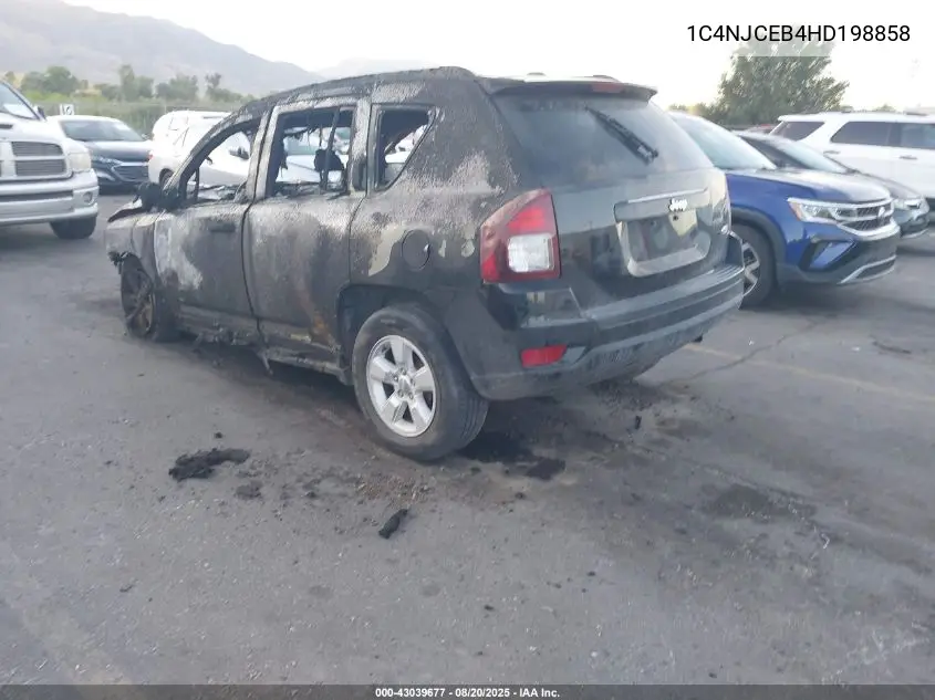1C4NJCEB4HD198858 2017 Jeep Compass Latitude Fwd