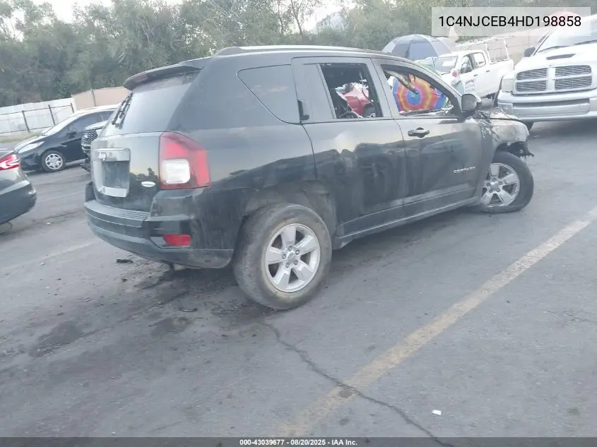 1C4NJCEB4HD198858 2017 Jeep Compass Latitude Fwd