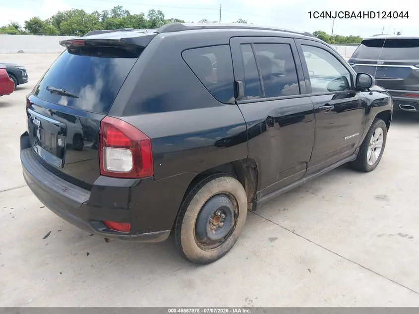 2017 Jeep Compass Sport VIN: 1C4NJCBA4HD124044 Lot: 45567878