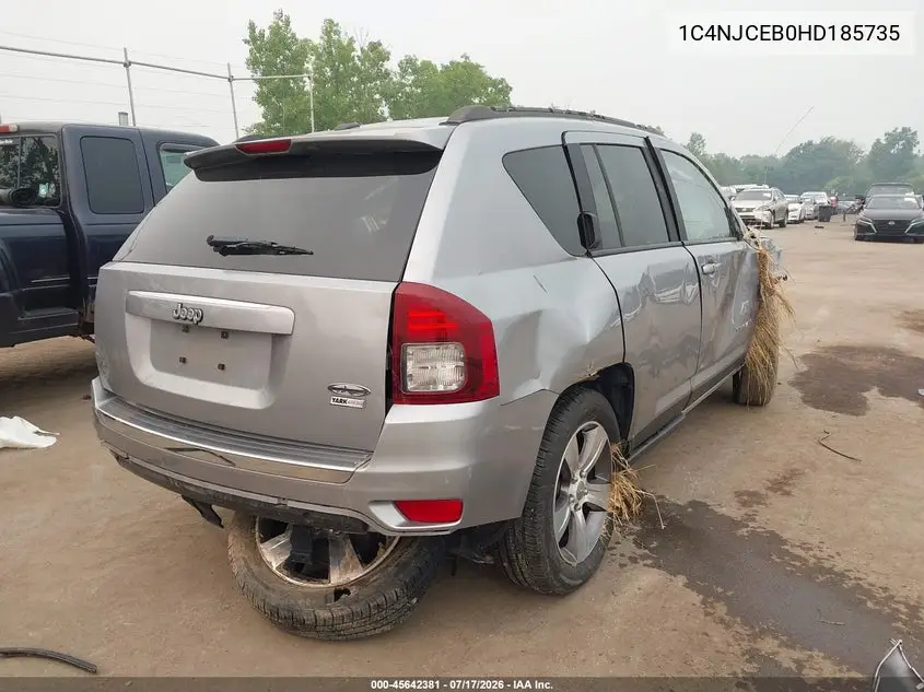 2017 Jeep Compass High Altitude VIN: 1C4NJCEB0HD185735 Lot: 45642381