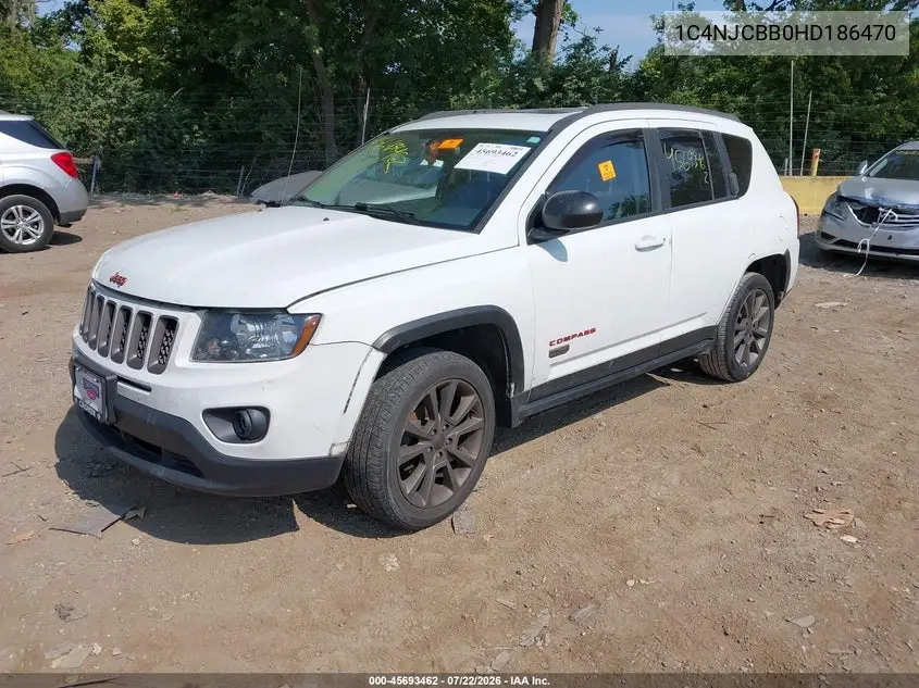 2017 Jeep Compass 75Th Anniversary Edition VIN: 1C4NJCBB0HD186470 Lot: 45693462