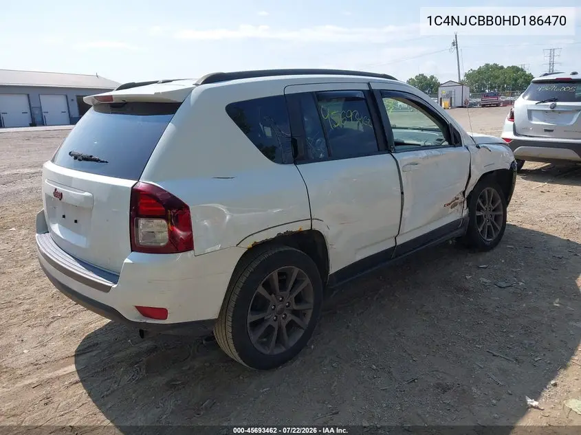 2017 Jeep Compass 75Th Anniversary Edition VIN: 1C4NJCBB0HD186470 Lot: 45693462