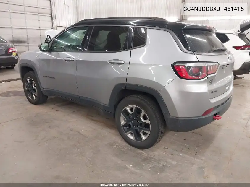 3C4NJDDBXJT451415 2018 Jeep Compass Trailhawk 4X4