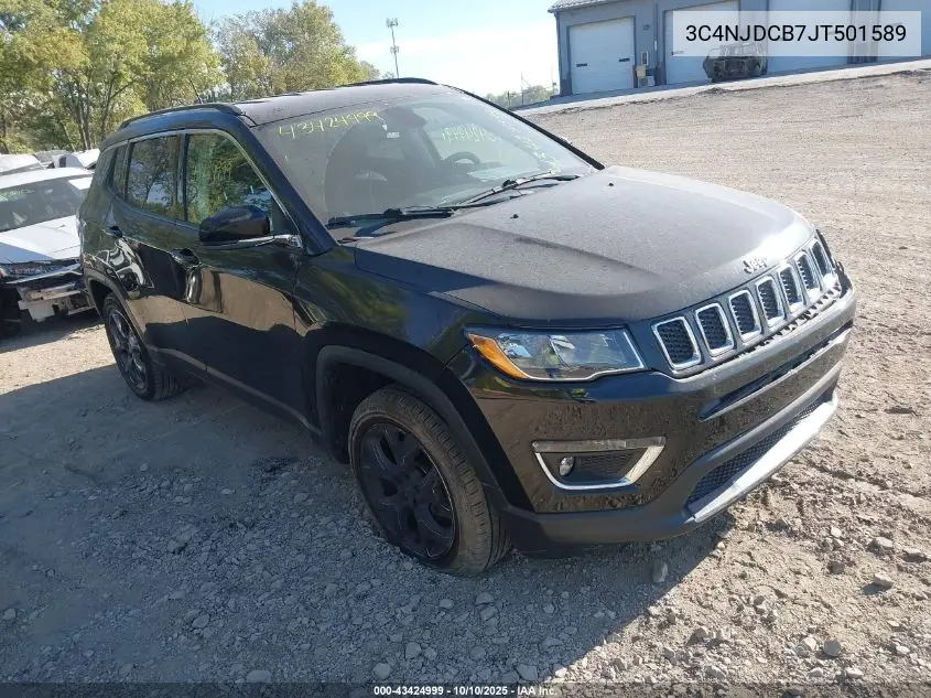 3C4NJDCB7JT501589 2018 Jeep Compass Limited 4X4
