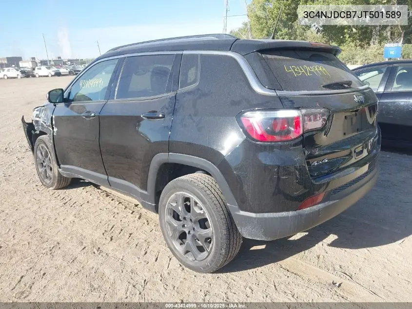 3C4NJDCB7JT501589 2018 Jeep Compass Limited 4X4