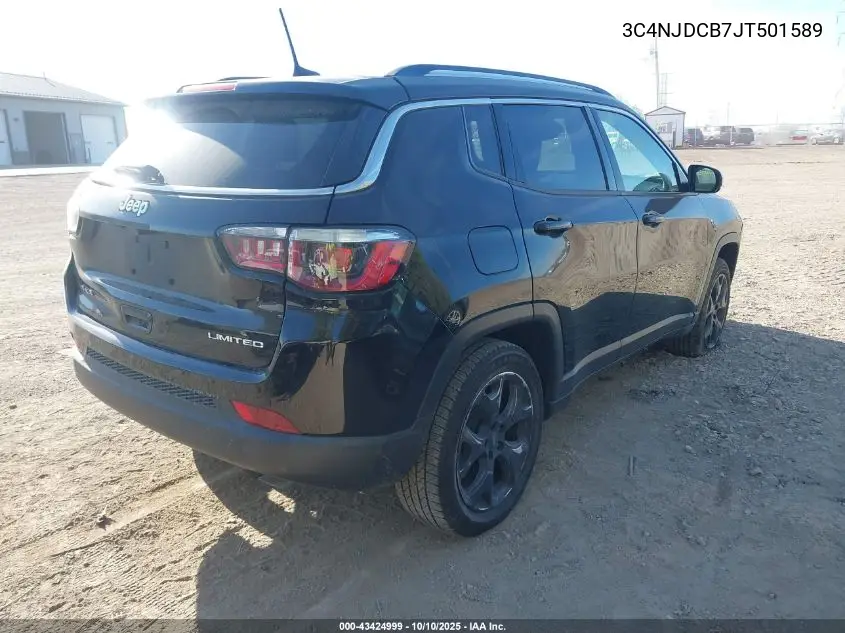 3C4NJDCB7JT501589 2018 Jeep Compass Limited 4X4
