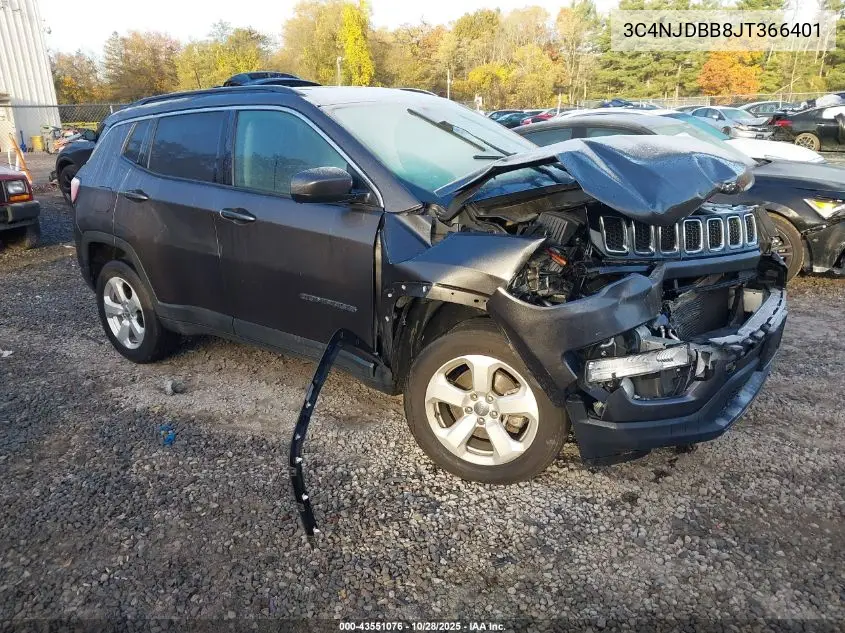 3C4NJDBB8JT366401 2018 Jeep Compass Latitude 4X4