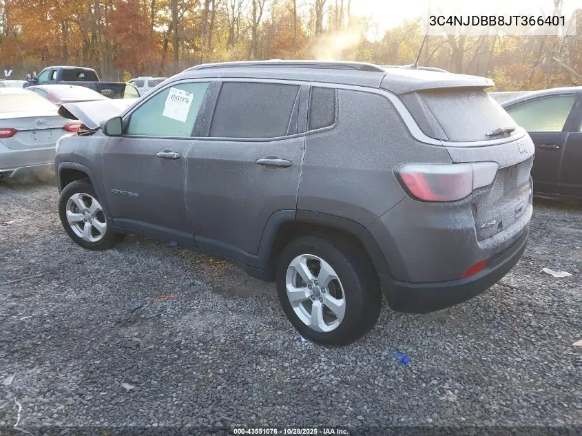 3C4NJDBB8JT366401 2018 Jeep Compass Latitude 4X4