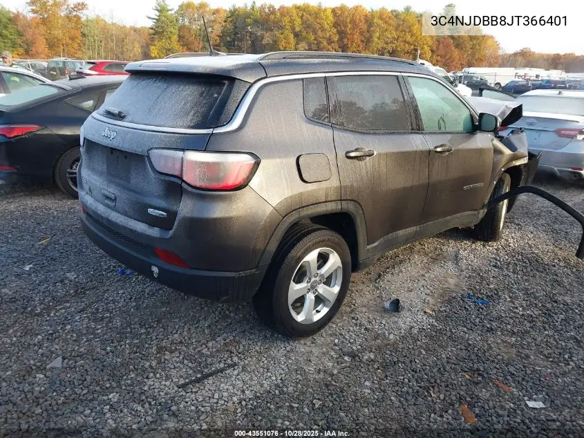3C4NJDBB8JT366401 2018 Jeep Compass Latitude 4X4