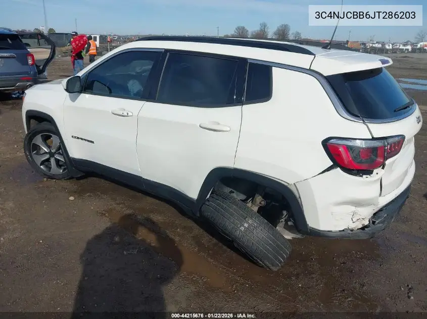 3C4NJCBB6JT286203 2018 Jeep Compass Latitude Fwd