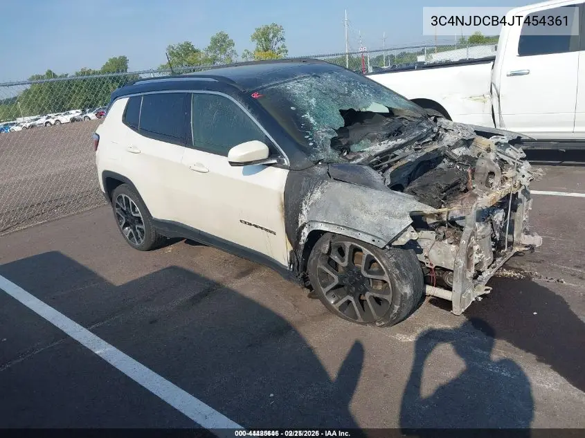 3C4NJDCB4JT454361 2018 Jeep Compass Limited 4X4
