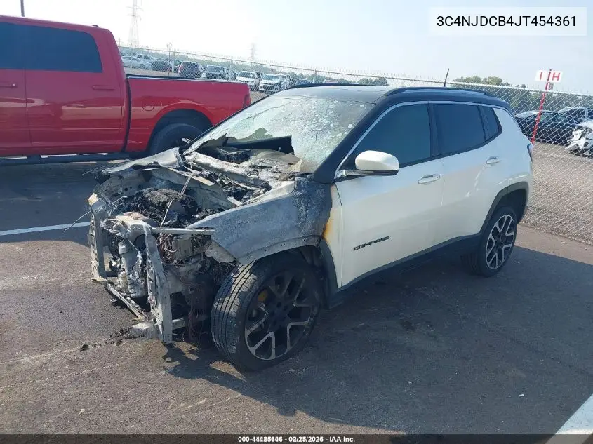 3C4NJDCB4JT454361 2018 Jeep Compass Limited 4X4