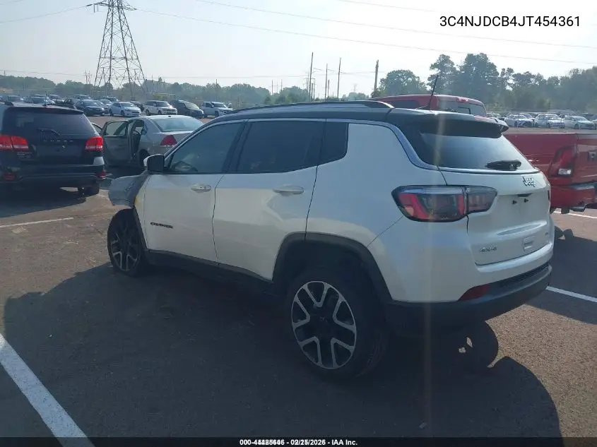 3C4NJDCB4JT454361 2018 Jeep Compass Limited 4X4