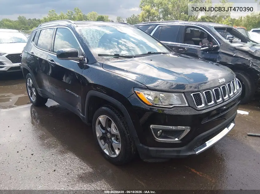 2018 Jeep Compass Limited 4X4 VIN: 3C4NJDCB3JT470390 Lot: 45366439