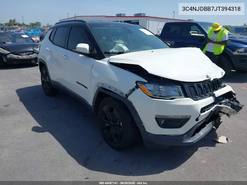2018 Jeep Compass Altitude 4X4 VIN: 3C4NJDBB7JT394318 Lot: 45497141