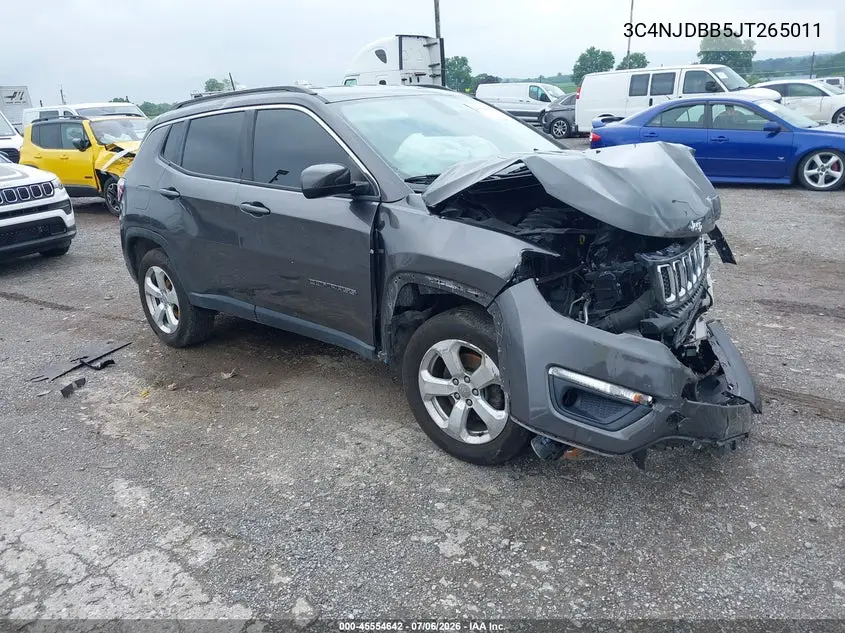 2018 Jeep Compass Latitude 4X4 VIN: 3C4NJDBB5JT265011 Lot: 45554642