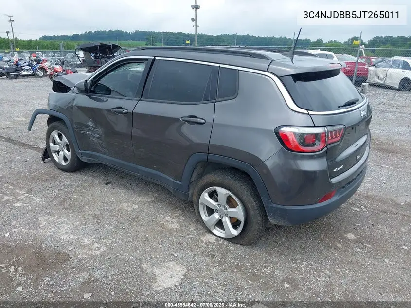 2018 Jeep Compass Latitude 4X4 VIN: 3C4NJDBB5JT265011 Lot: 45554642