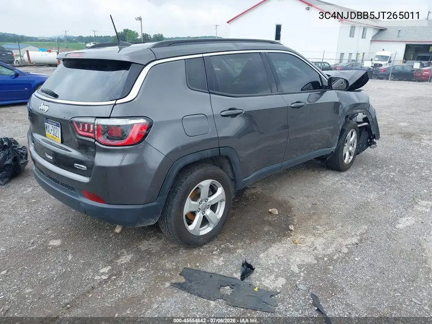2018 Jeep Compass Latitude 4X4 VIN: 3C4NJDBB5JT265011 Lot: 45554642