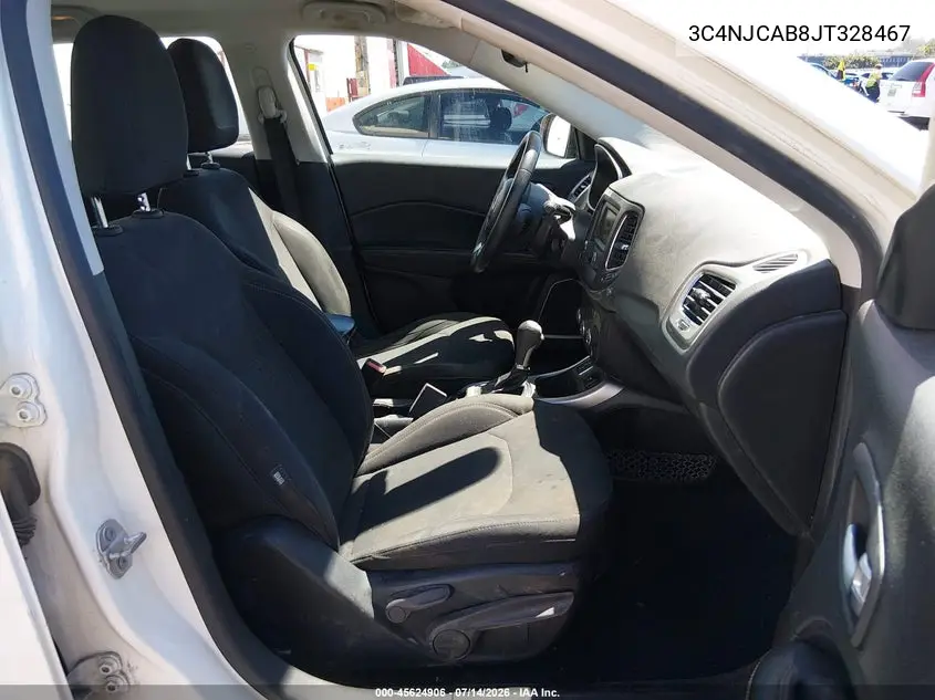 2018 Jeep Compass Sport Fwd VIN: 3C4NJCAB8JT328467 Lot: 45624906
