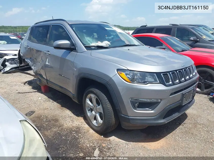 2018 Jeep Compass Latitude 4X4 VIN: 3C4NJDBB3JT161150 Lot: 45646742