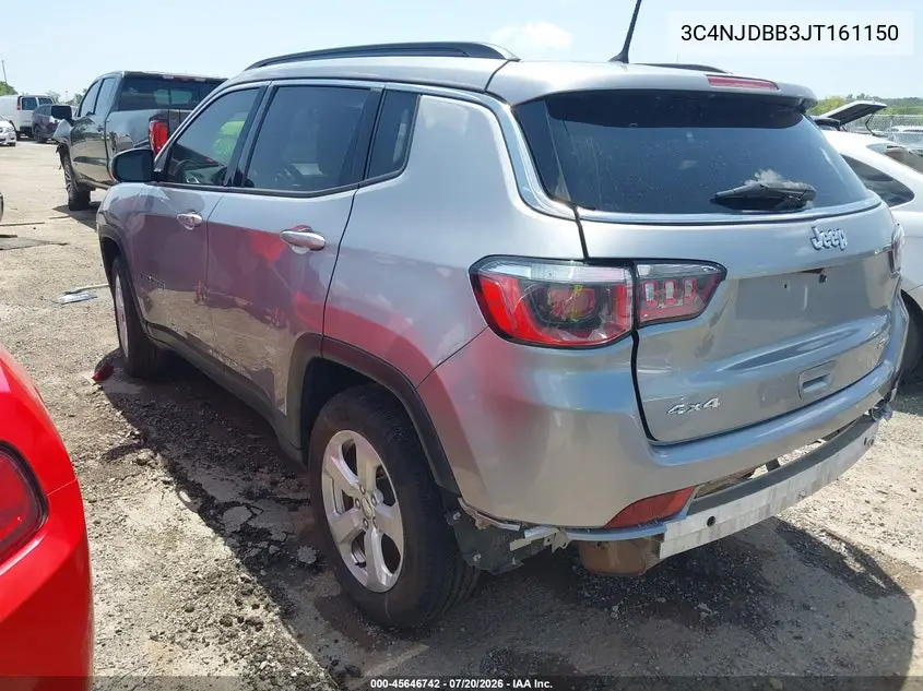 2018 Jeep Compass Latitude 4X4 VIN: 3C4NJDBB3JT161150 Lot: 45646742