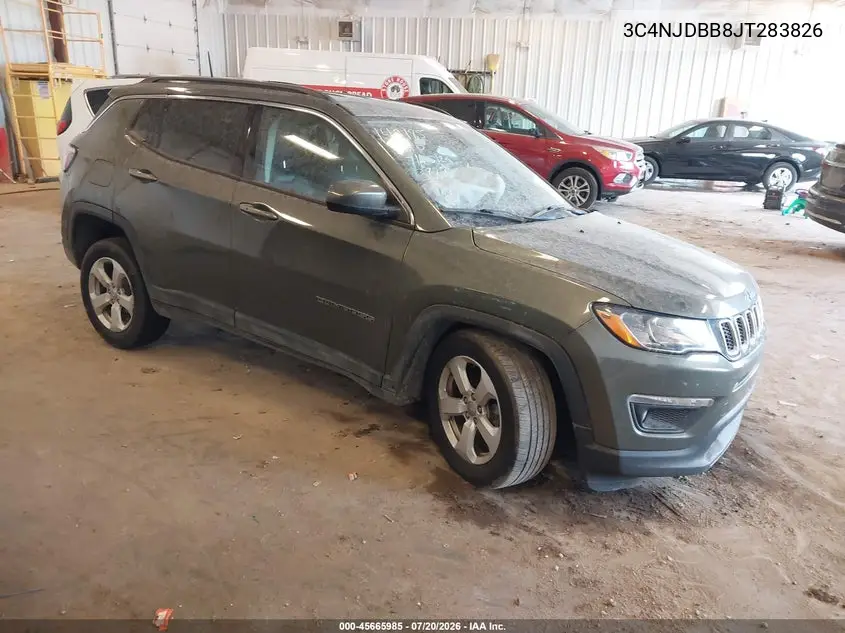 2018 Jeep Compass Latitude 4X4 VIN: 3C4NJDBB8JT283826 Lot: 45665985