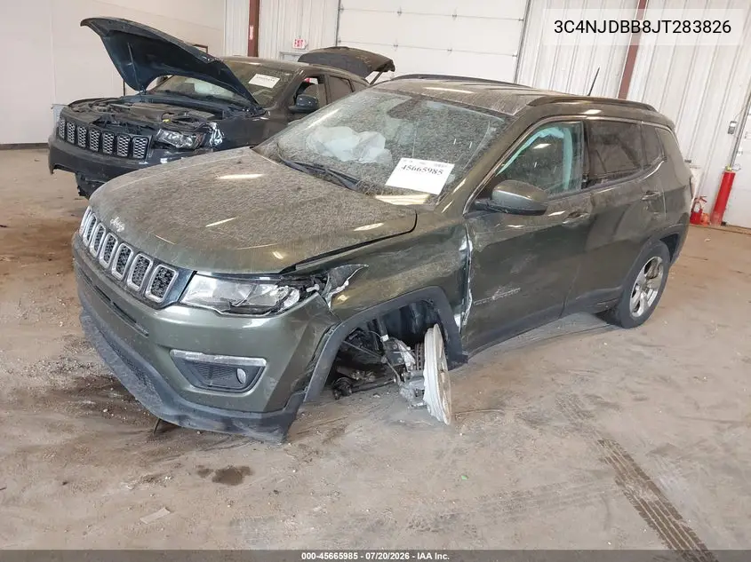 2018 Jeep Compass Latitude 4X4 VIN: 3C4NJDBB8JT283826 Lot: 45665985