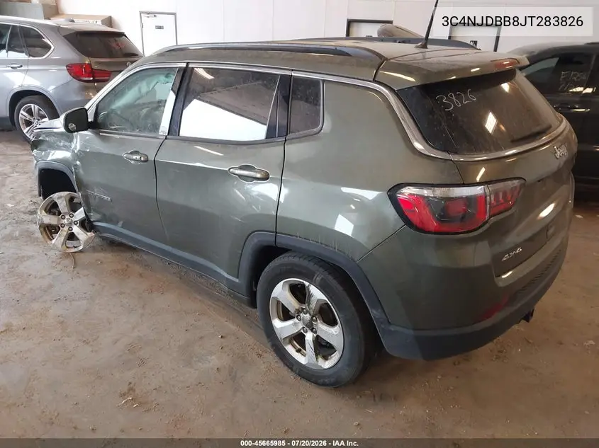 2018 Jeep Compass Latitude 4X4 VIN: 3C4NJDBB8JT283826 Lot: 45665985