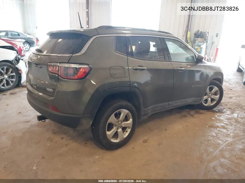 2018 Jeep Compass Latitude 4X4 VIN: 3C4NJDBB8JT283826 Lot: 45665985