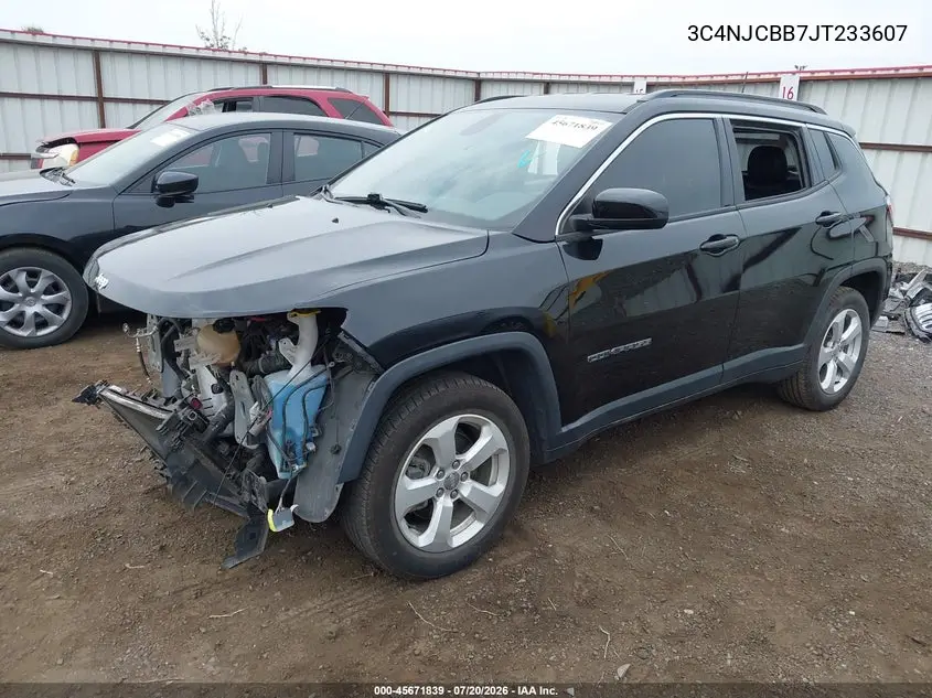2018 Jeep Compass Latitude Fwd VIN: 3C4NJCBB7JT233607 Lot: 45671839