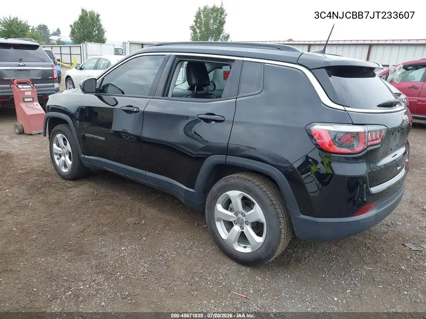 2018 Jeep Compass Latitude Fwd VIN: 3C4NJCBB7JT233607 Lot: 45671839