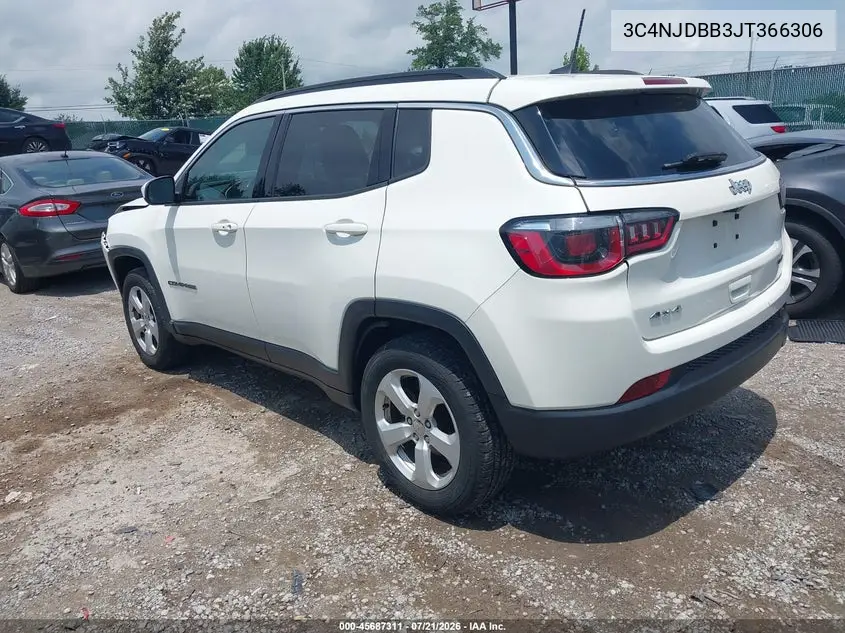 2018 Jeep Compass Latitude 4X4 VIN: 3C4NJDBB3JT366306 Lot: 45687311
