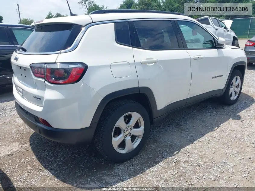 2018 Jeep Compass Latitude 4X4 VIN: 3C4NJDBB3JT366306 Lot: 45687311