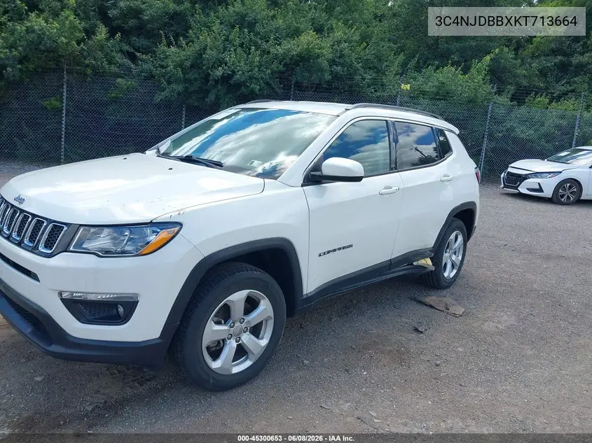 2019 Jeep Compass Latitude 4X4 VIN: 3C4NJDBBXKT713664 Lot: 45300653