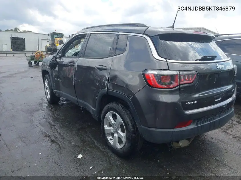 2019 Jeep Compass Latitude 4X4 VIN: 3C4NJDBB5KT846879 Lot: 45390482