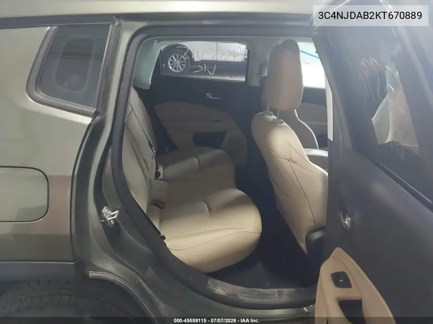 2019 Jeep Compass Sport 4X4 VIN: 3C4NJDAB2KT670889 Lot: 45559115