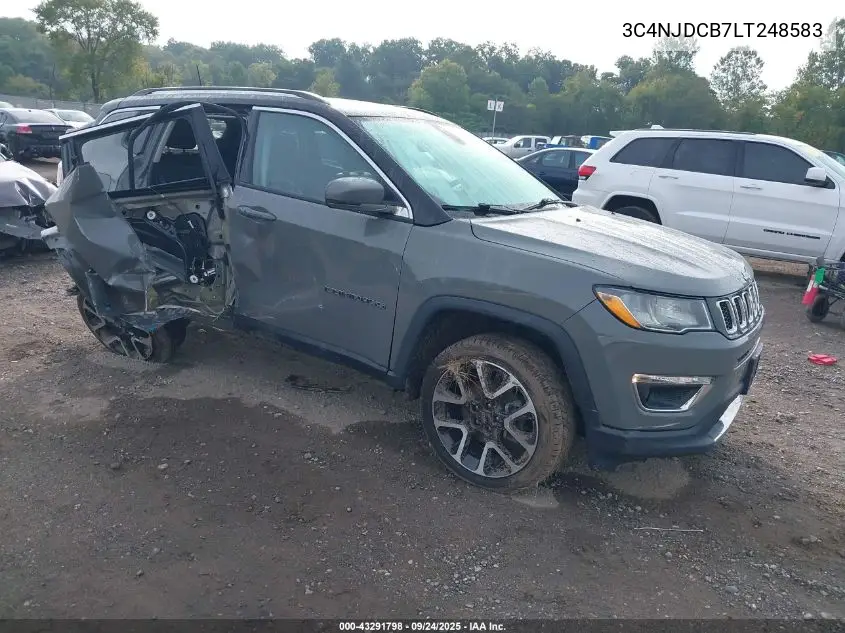 3C4NJDCB7LT248583 2020 Jeep Compass Limited 4X4