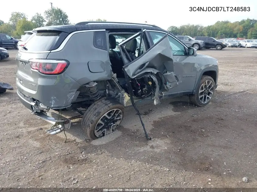 3C4NJDCB7LT248583 2020 Jeep Compass Limited 4X4