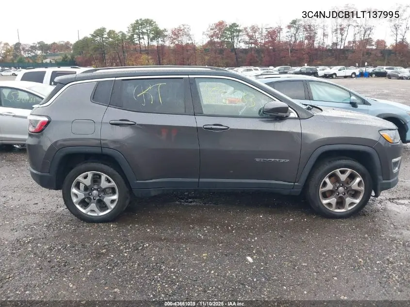 3C4NJDCB1LT137995 2020 Jeep Compass Limited 4X4
