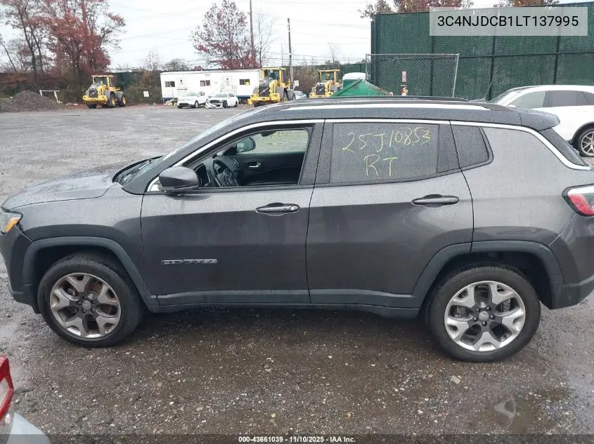 3C4NJDCB1LT137995 2020 Jeep Compass Limited 4X4